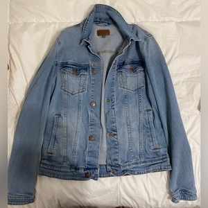 blue denim jacket